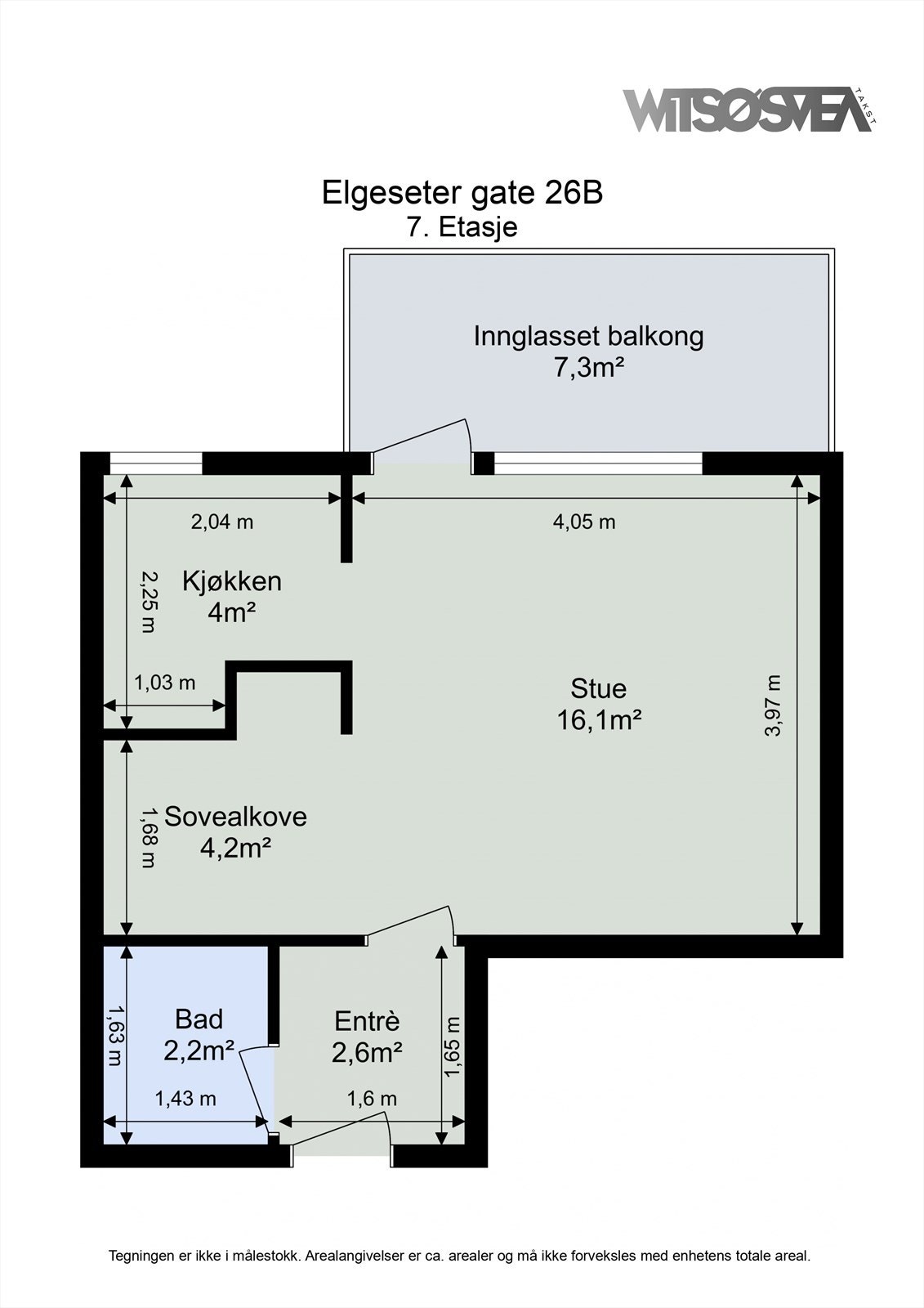 Planskisse. Galleribilde