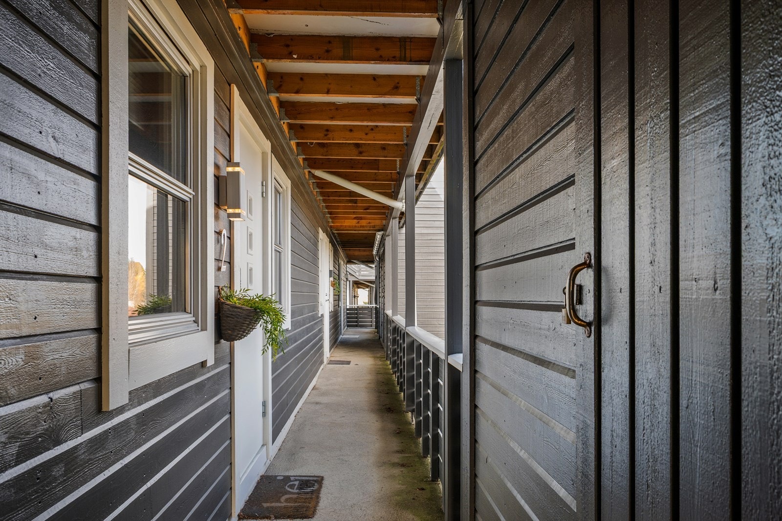 Utvendig bod på samme plan. Galleribilde