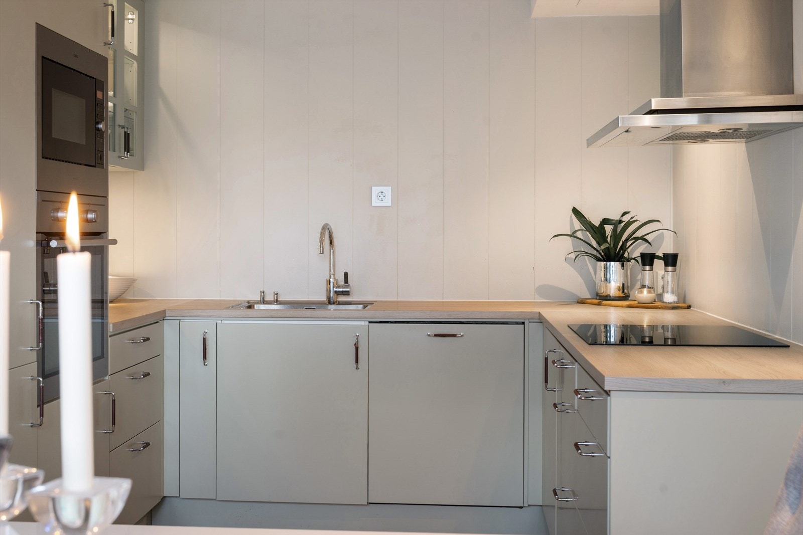 Det er etablert vannstopper. Galleribilde