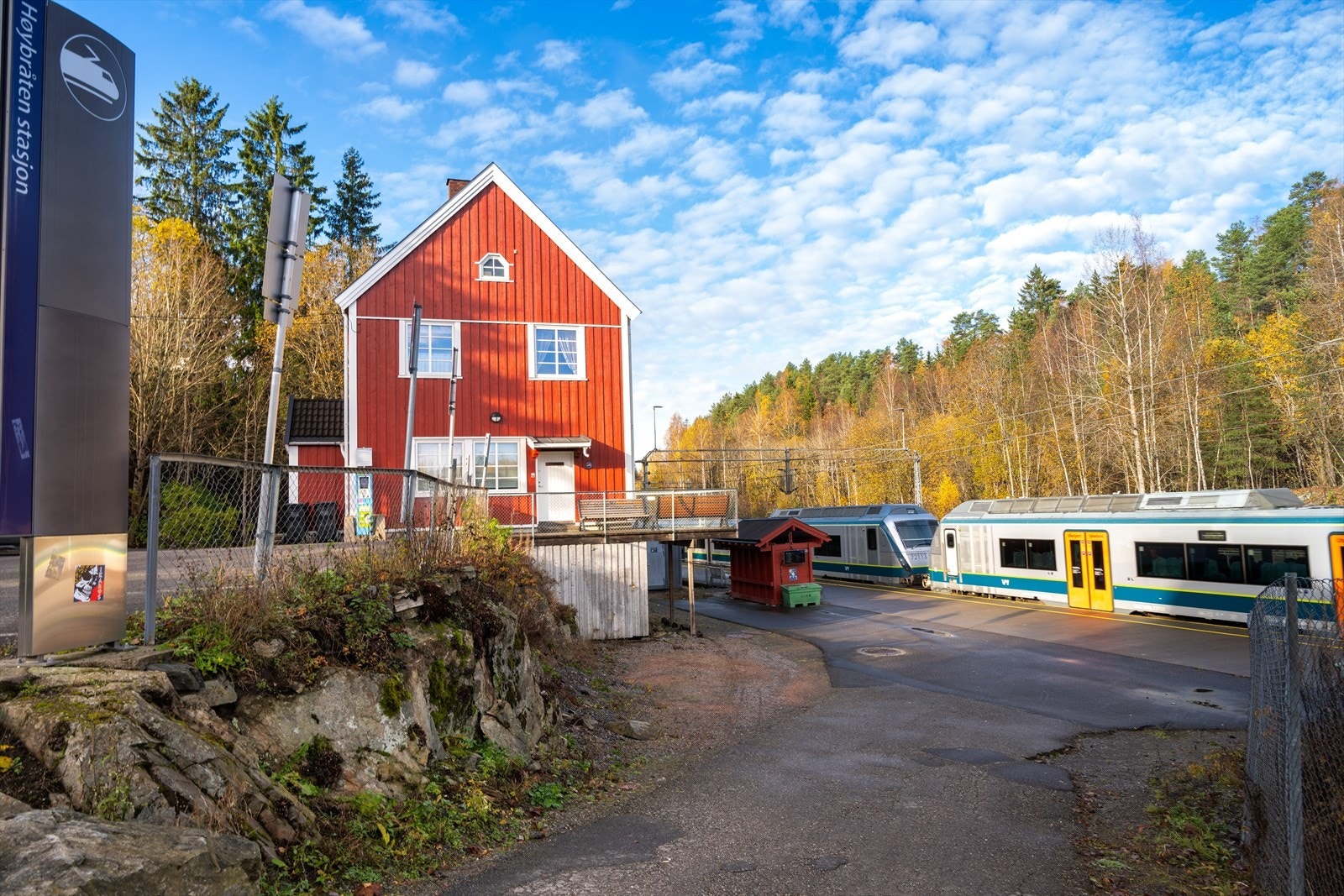 Kort vei til tog. Galleribilde