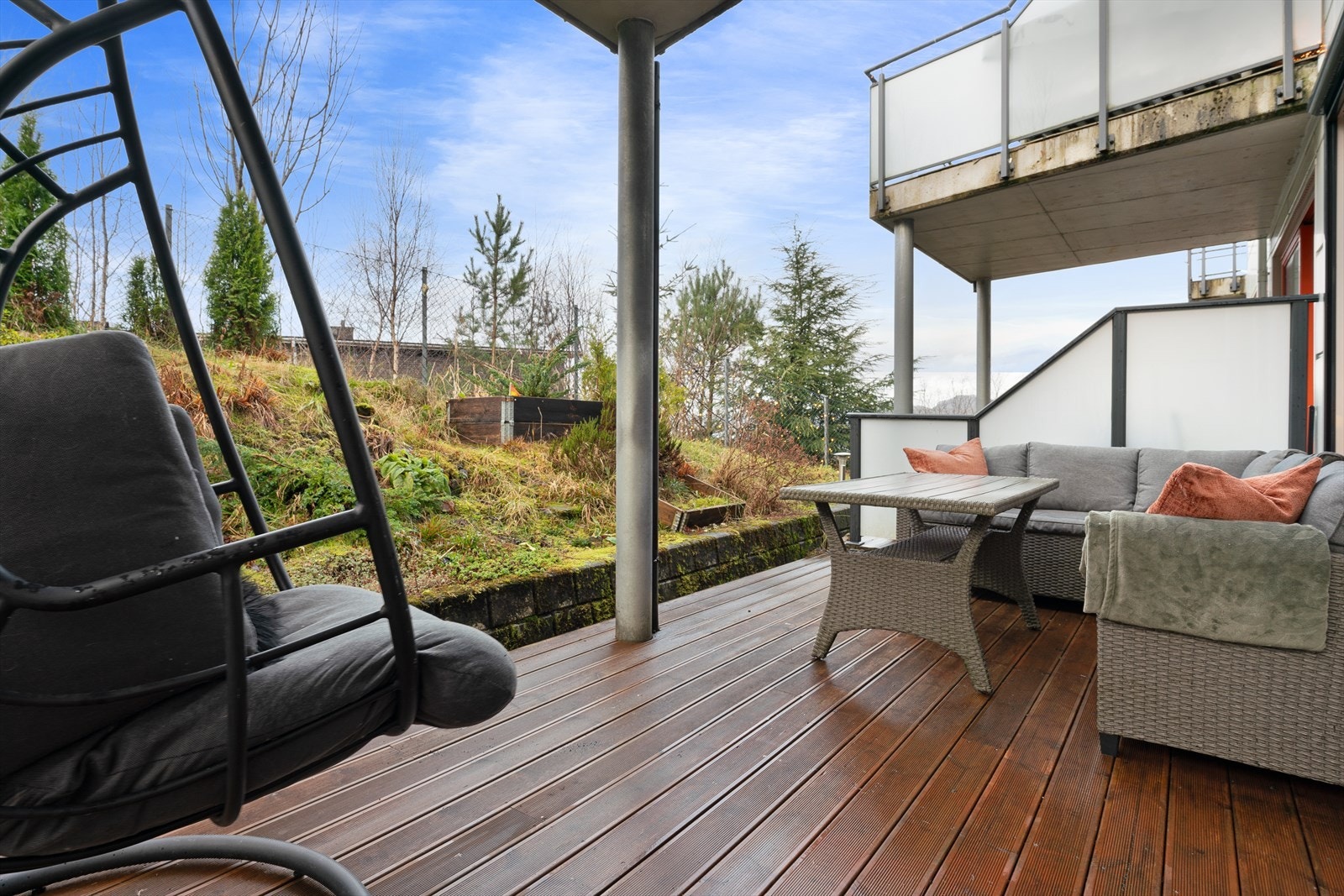 Terrassebord i Møre Royal beplantet skråning for de med grønne fingre Galleribilde