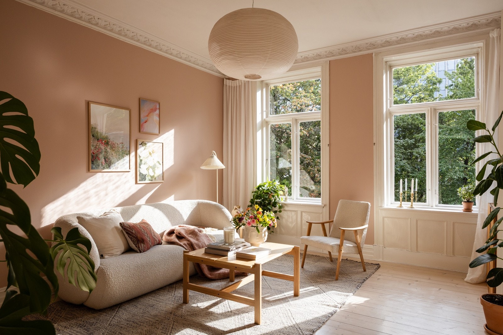 Leiligheten har et moderne preg med klassisk uttrykk. Galleribilde