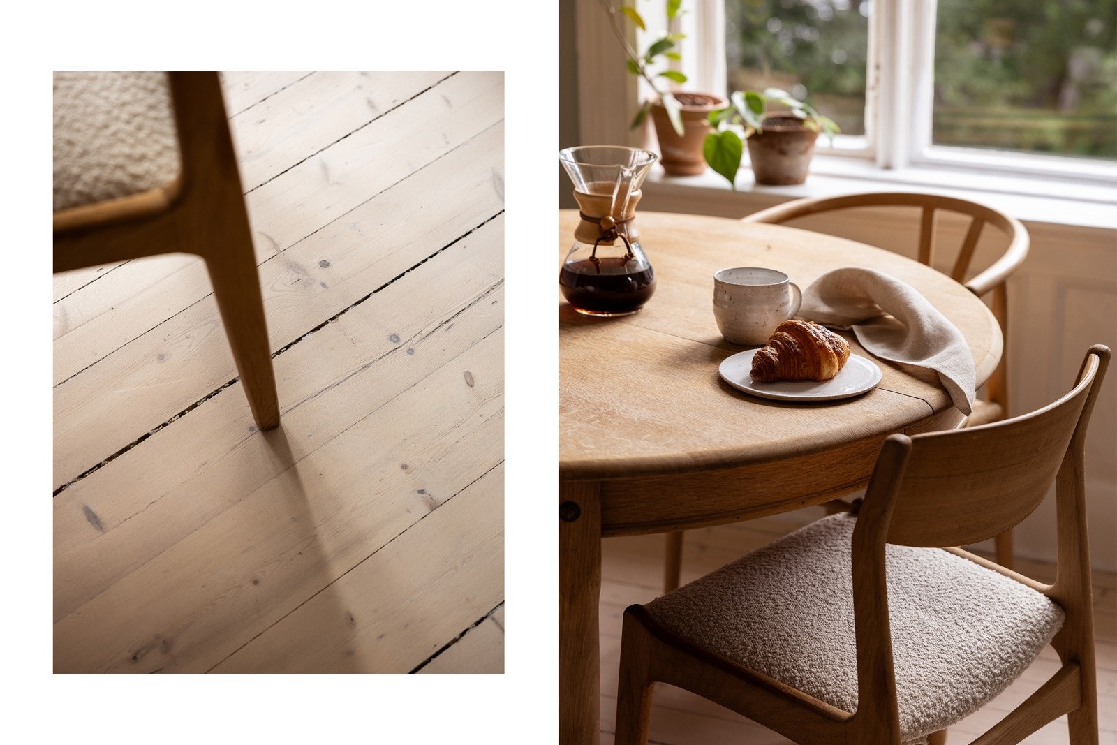 Godt bevarte originale tregulv, nylig slipt og lakket. Galleribilde