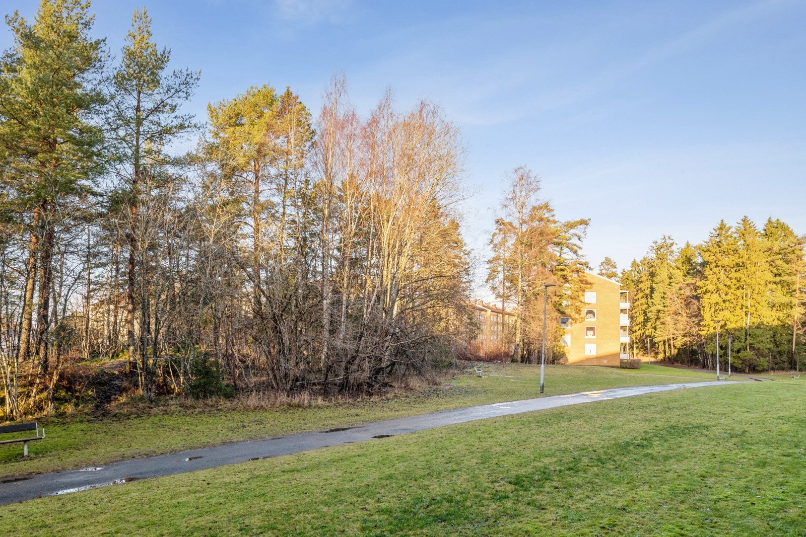 Utsikt fra balkong. Galleribilde