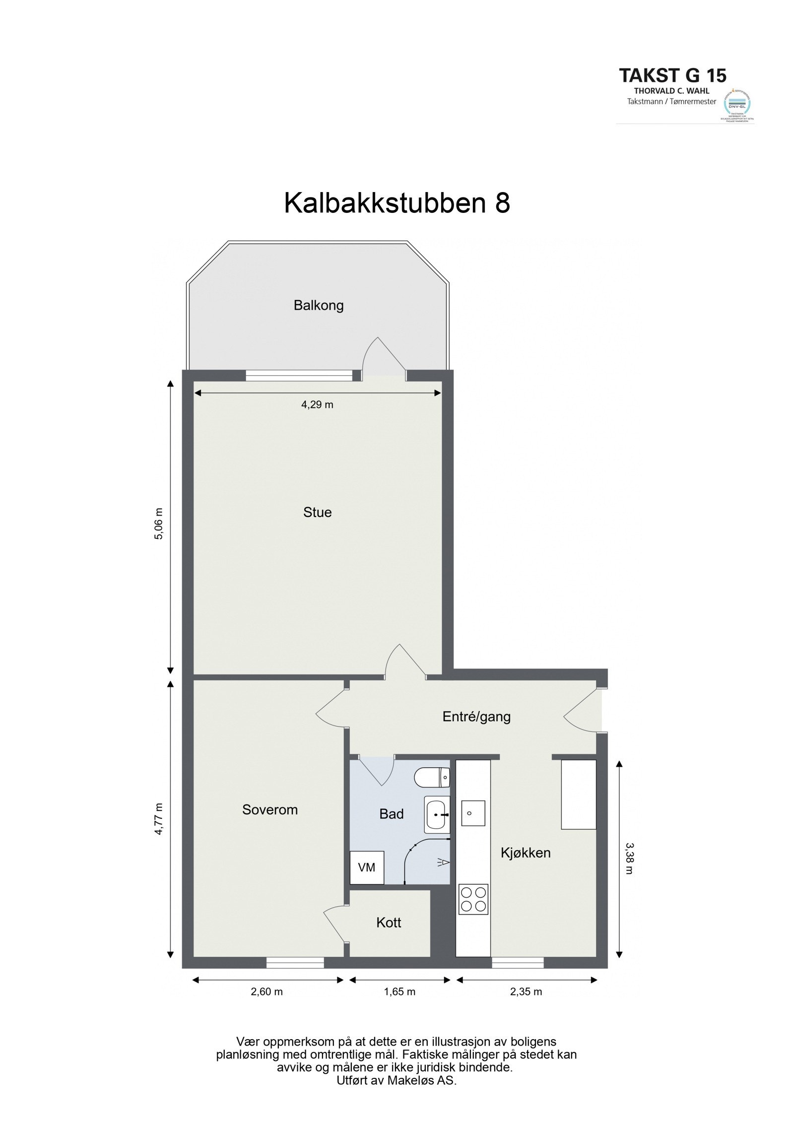 Gjennomgående og fin planløsning med store rom og ca 7 kvm solrik balkong. Galleribilde