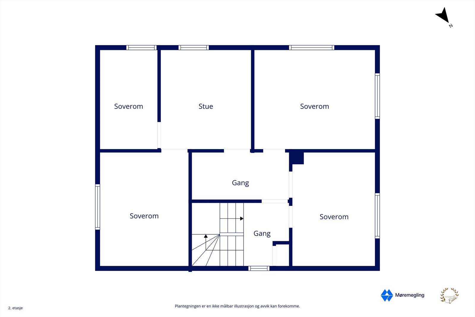Plantegning Galleribilde