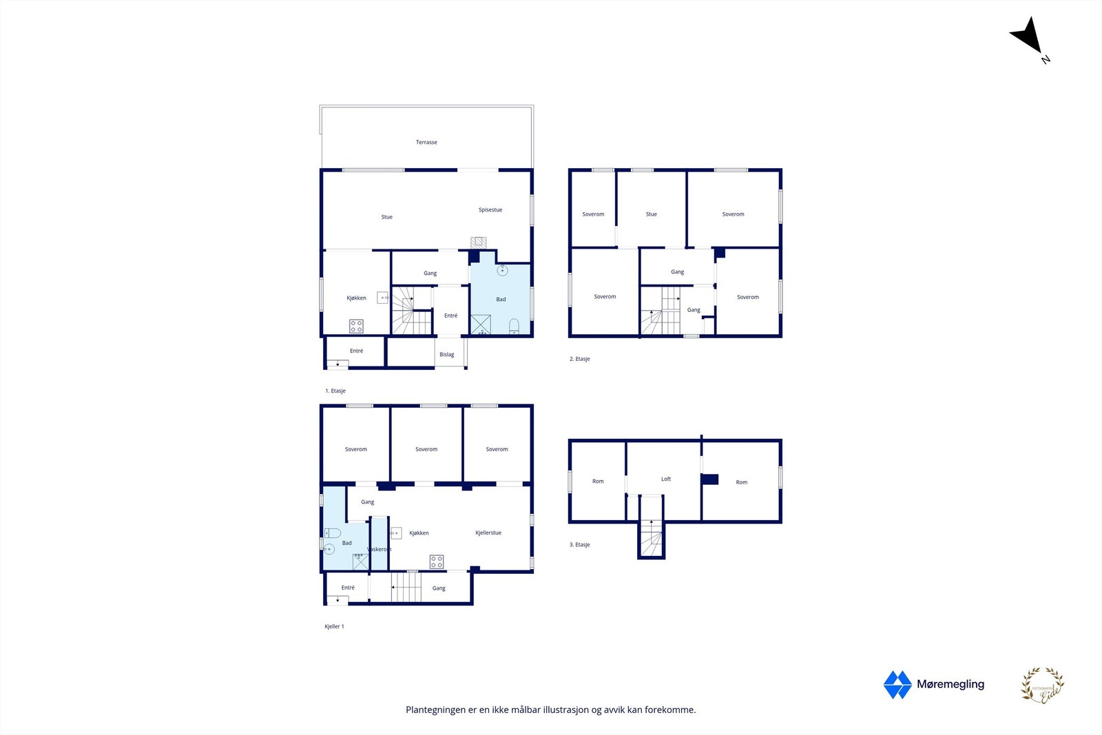 Plantegning Galleribilde