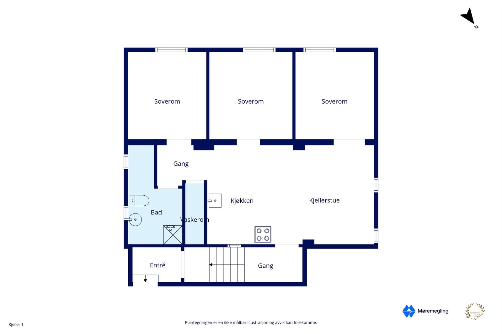 Plantegning Galleribilde