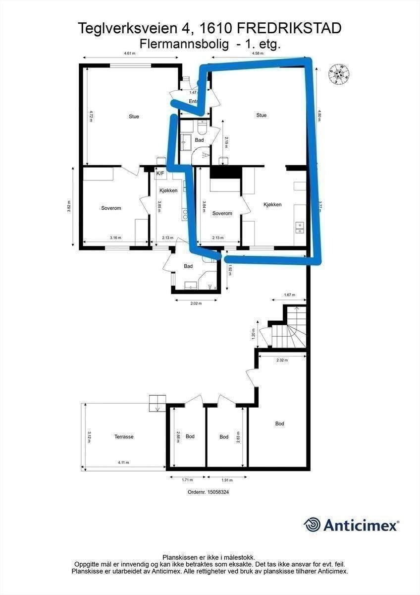 Planskisse Galleribilde