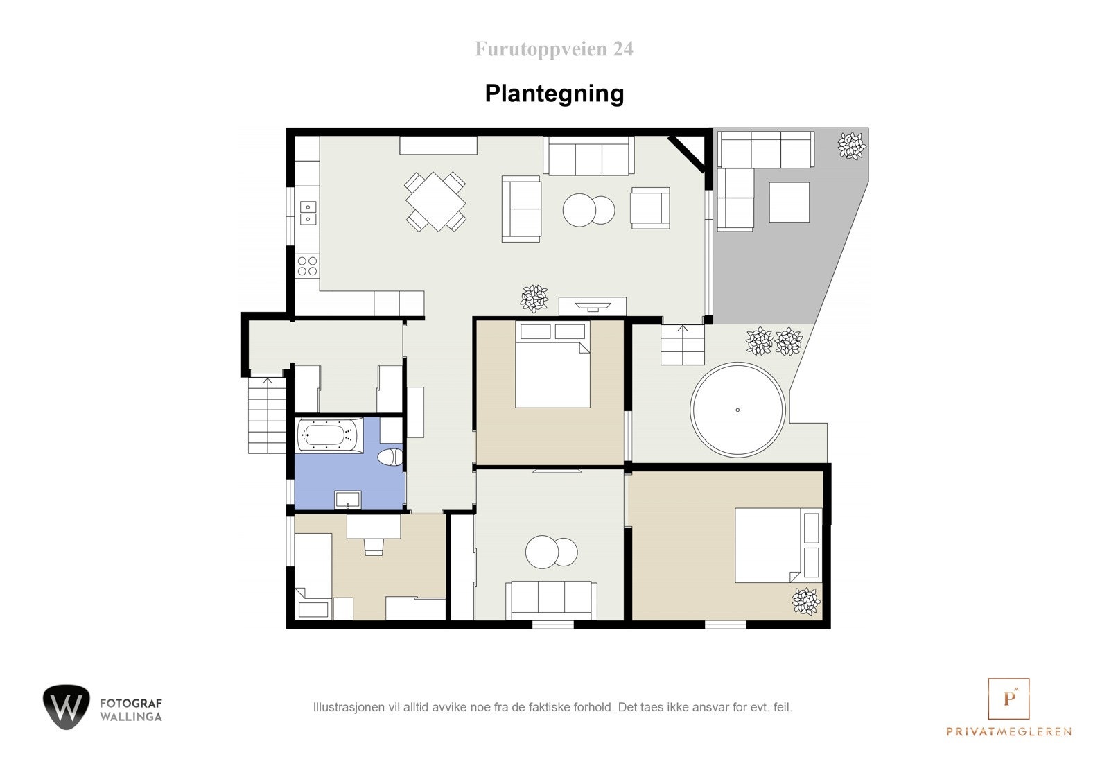 Plantegning. Galleribilde