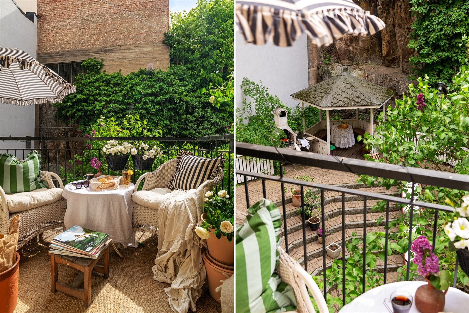 Selve balkongen er på 3 kvm Galleribilde