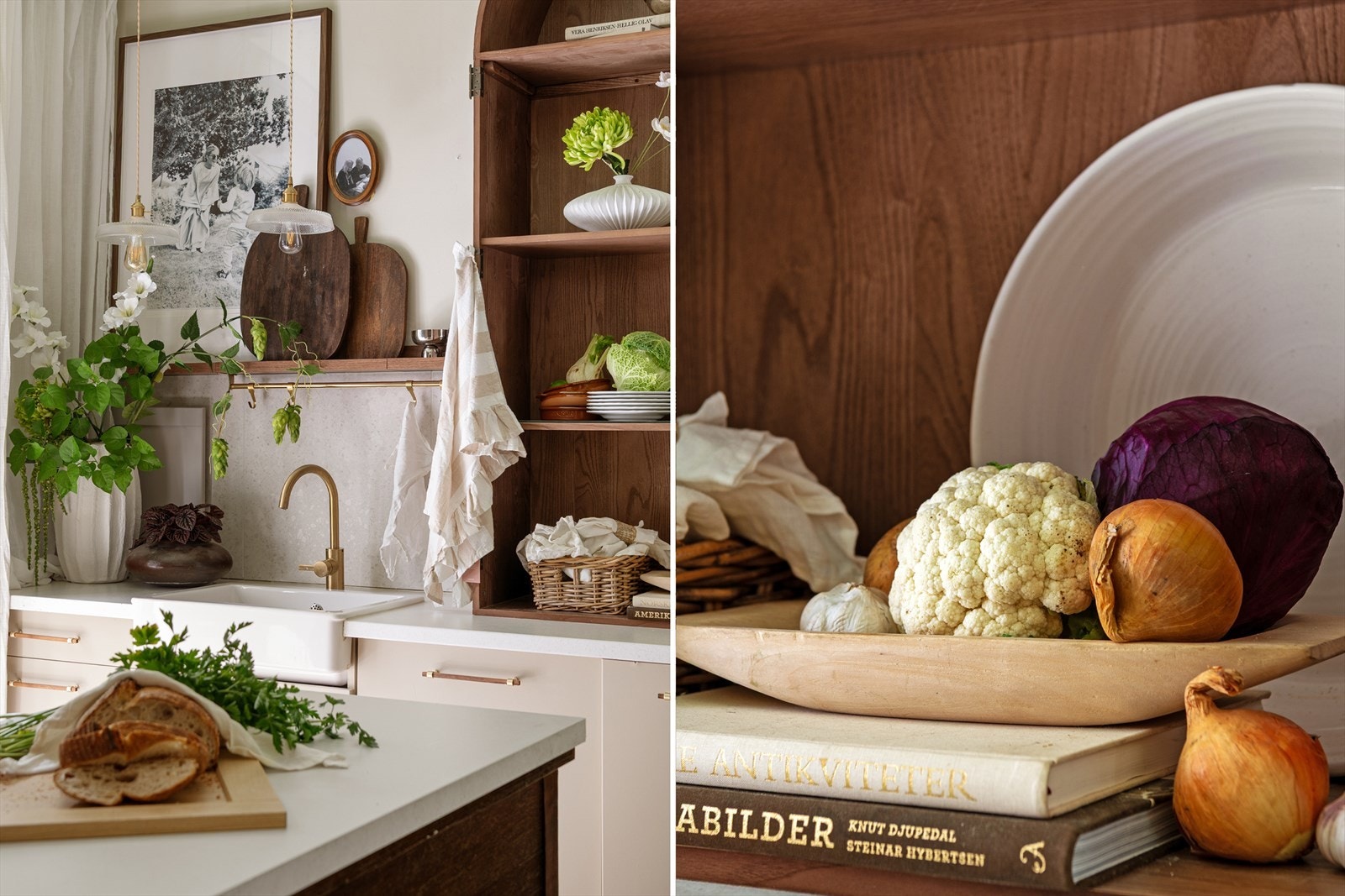 Servanten er tilpasset boligen og eiendommens stil Galleribilde