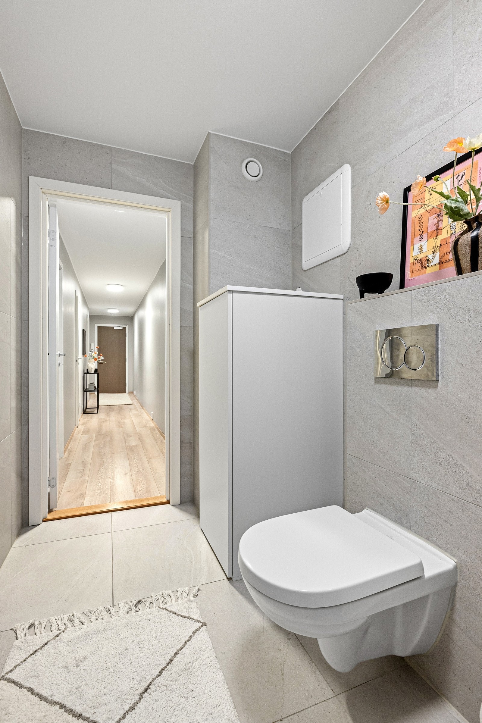 Det er også opplegg for vaskemaskin. Galleribilde