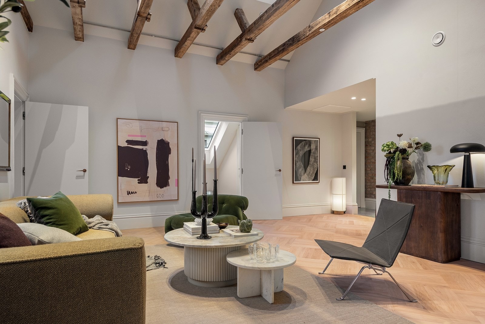 Den gode utformingnen gjør det enkelt å innrede rommet Galleribilde