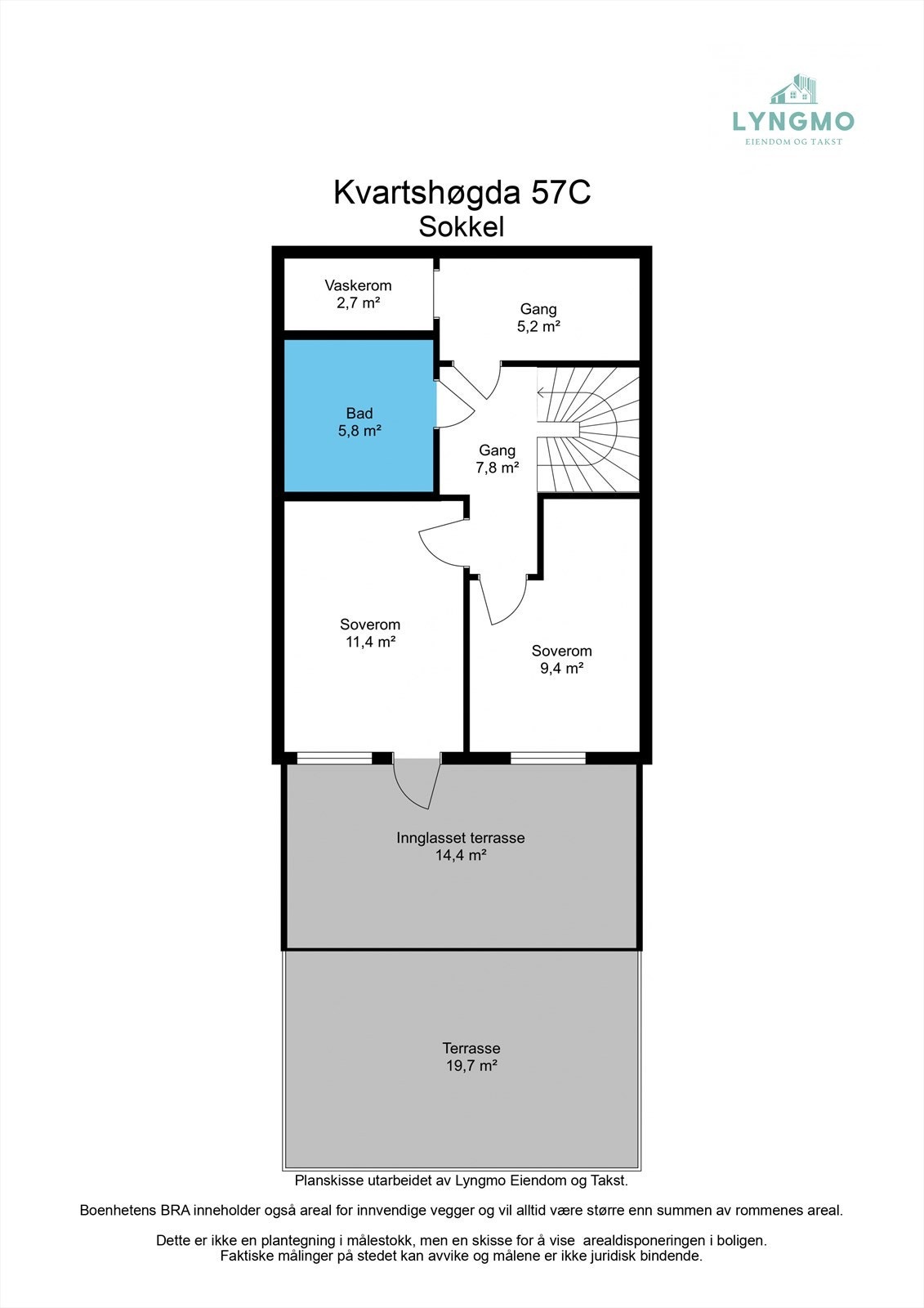 Planskisse sokkel Galleribilde