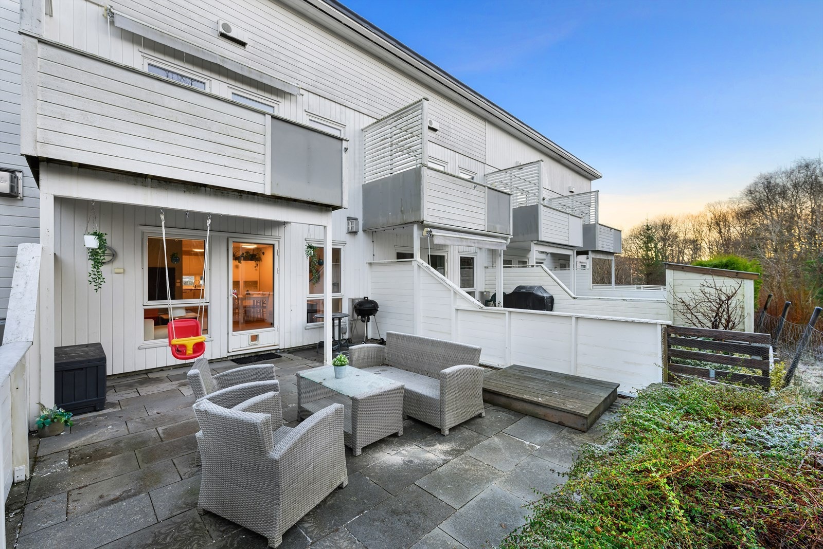 Flott uteplass. Galleribilde