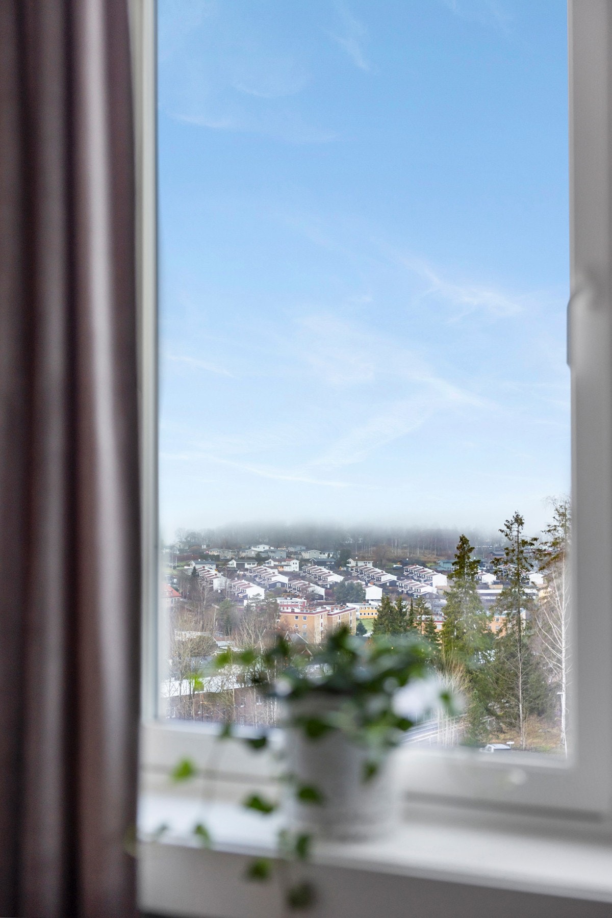 Flott utsikt fra soverom Galleribilde