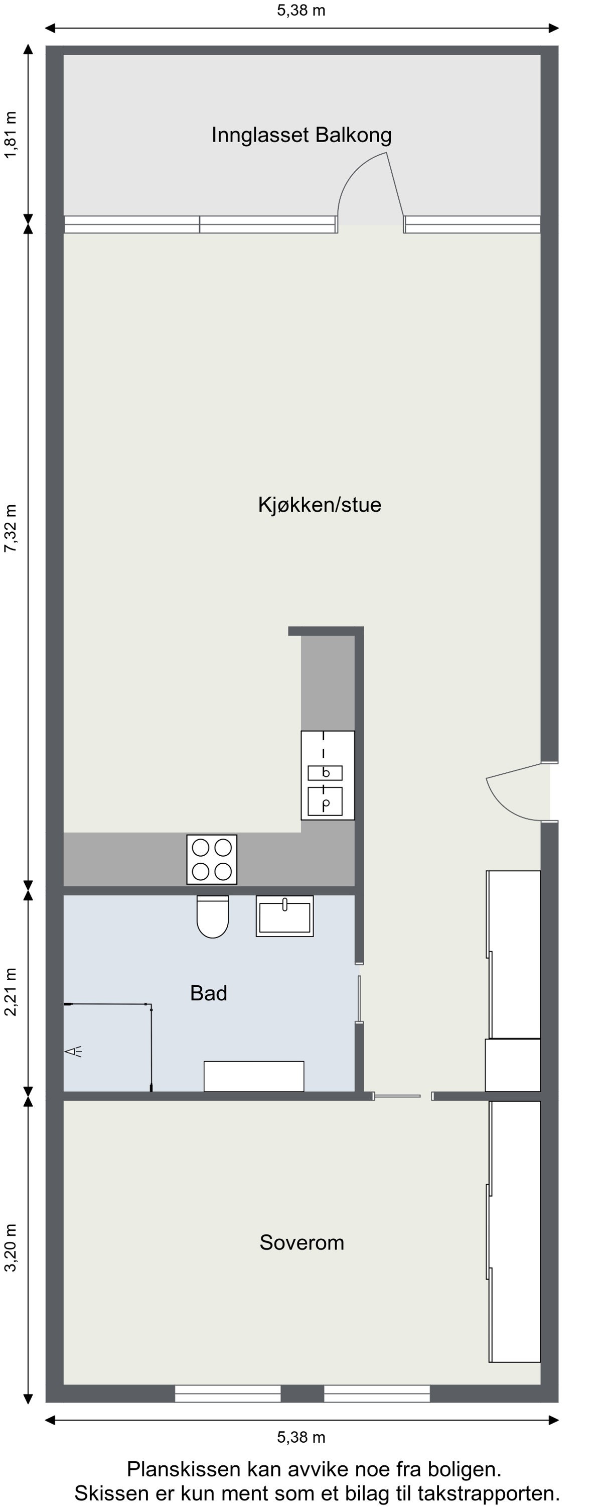 Plantegning Galleribilde