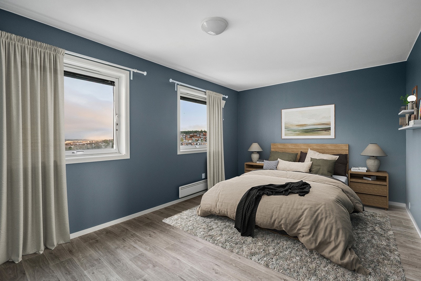 Digital møblering soverom Galleribilde