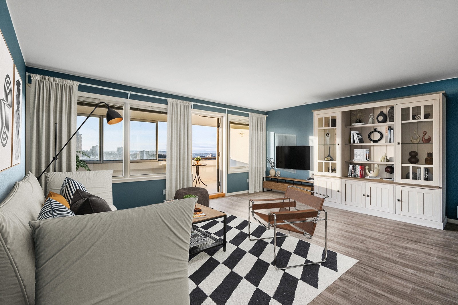 Digital møblering stue Galleribilde