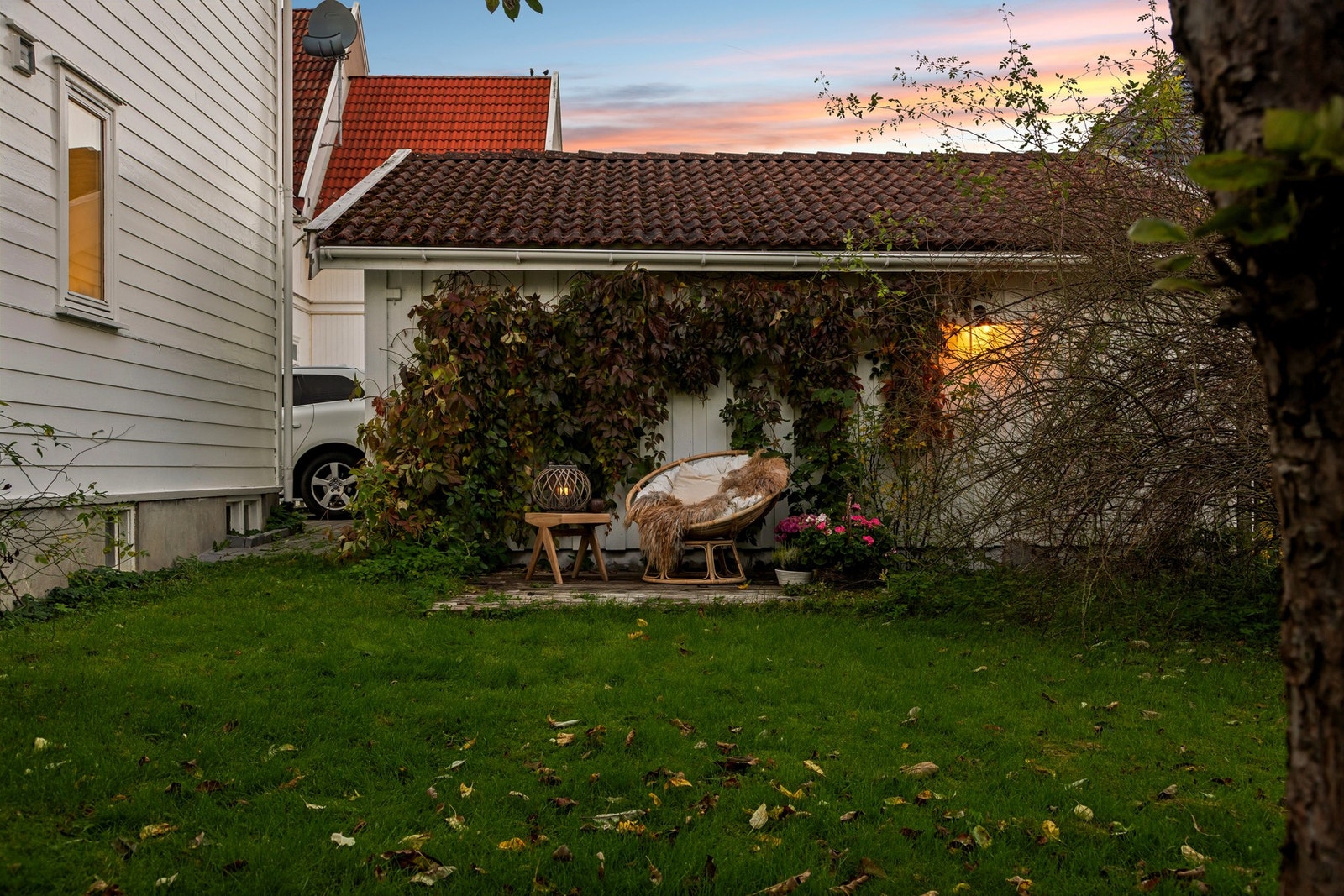 Et meget koselig sted å invitere venner til hageselskap Galleribilde