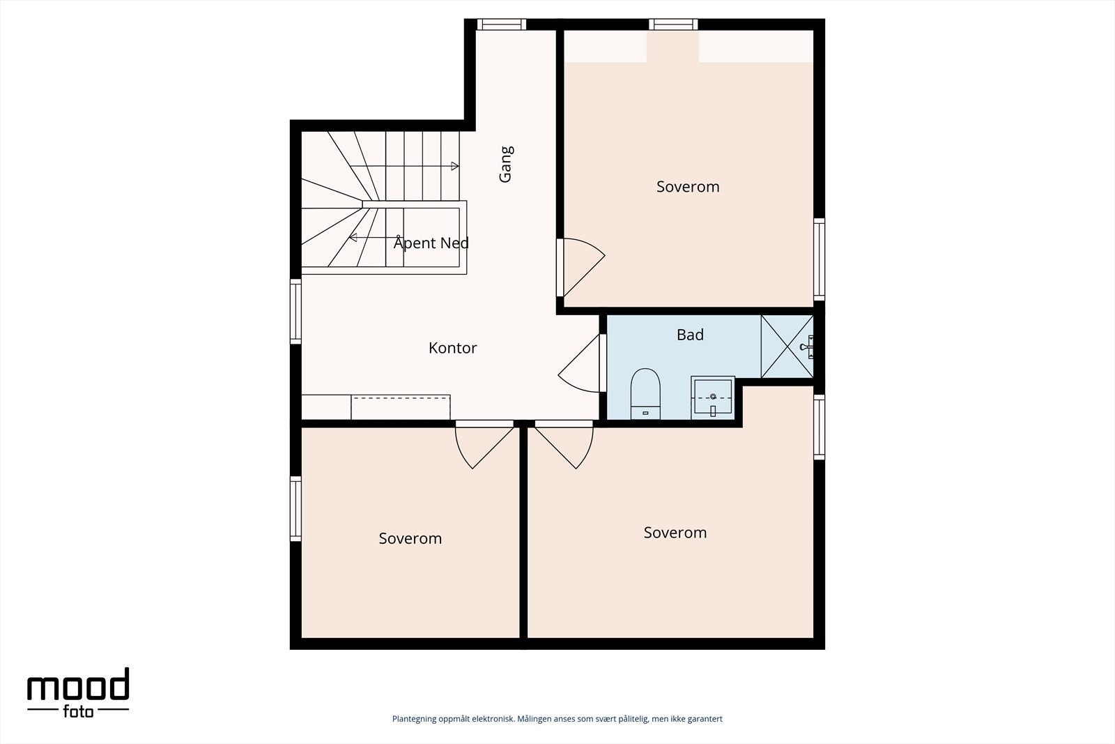 Plantegning overetasje Galleribilde