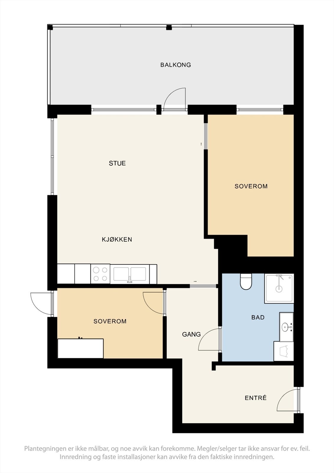 Plantegning Galleribilde