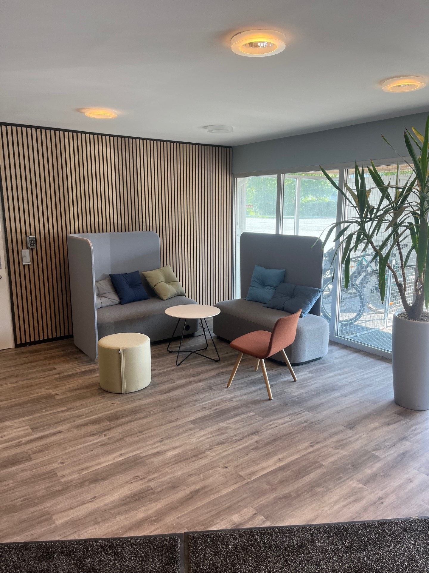 Nyoppusset inngangsparti Galleribilde