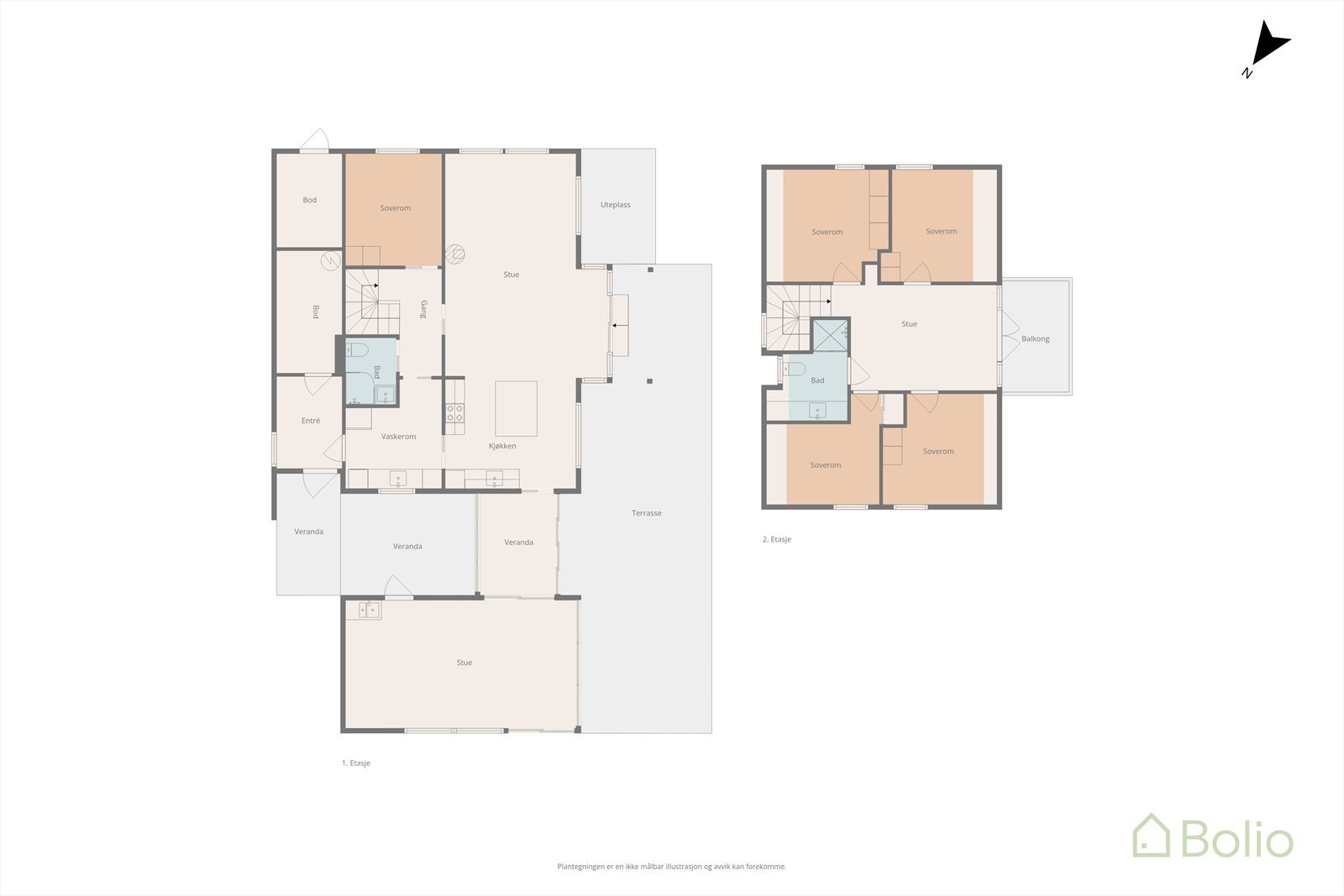 Plantegning Galleribilde
