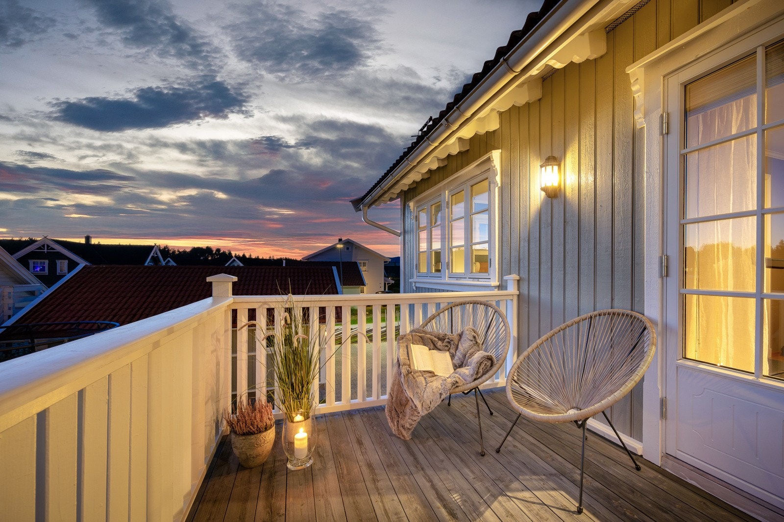 Balkong i 2. etasje. Galleribilde