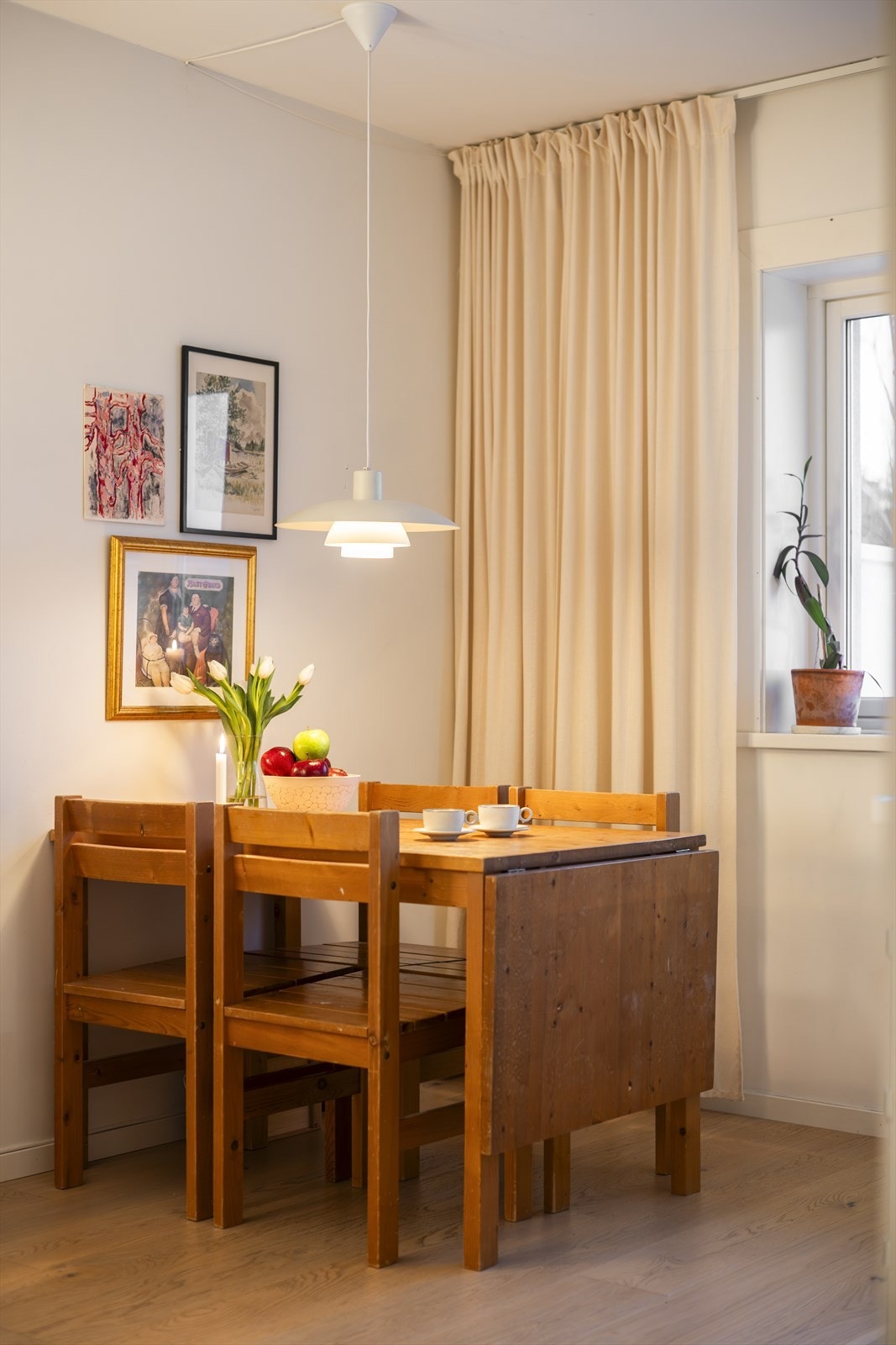 Her kan man invitere venner eller familie over på en koselig middag Galleribilde