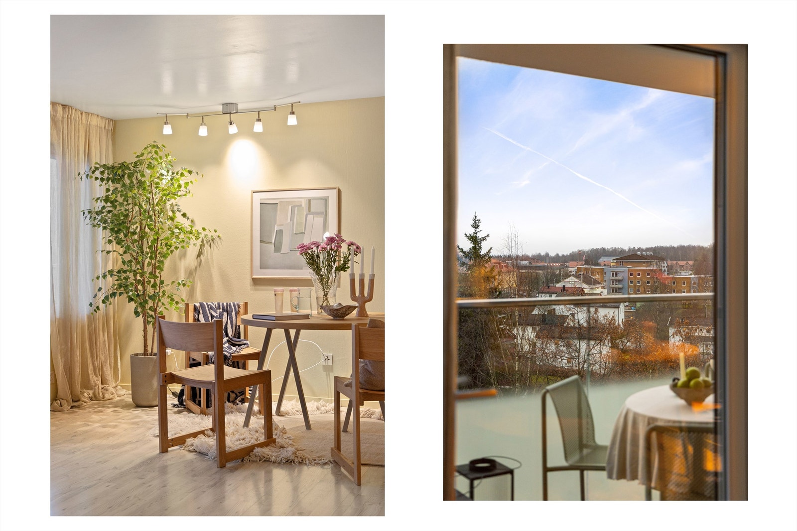 God plass til et generøst spisebord og flere gjester. Inviter familie og venner til middag, len dere tilbake og nyt både maten, selskapet og utsikten. Galleribilde