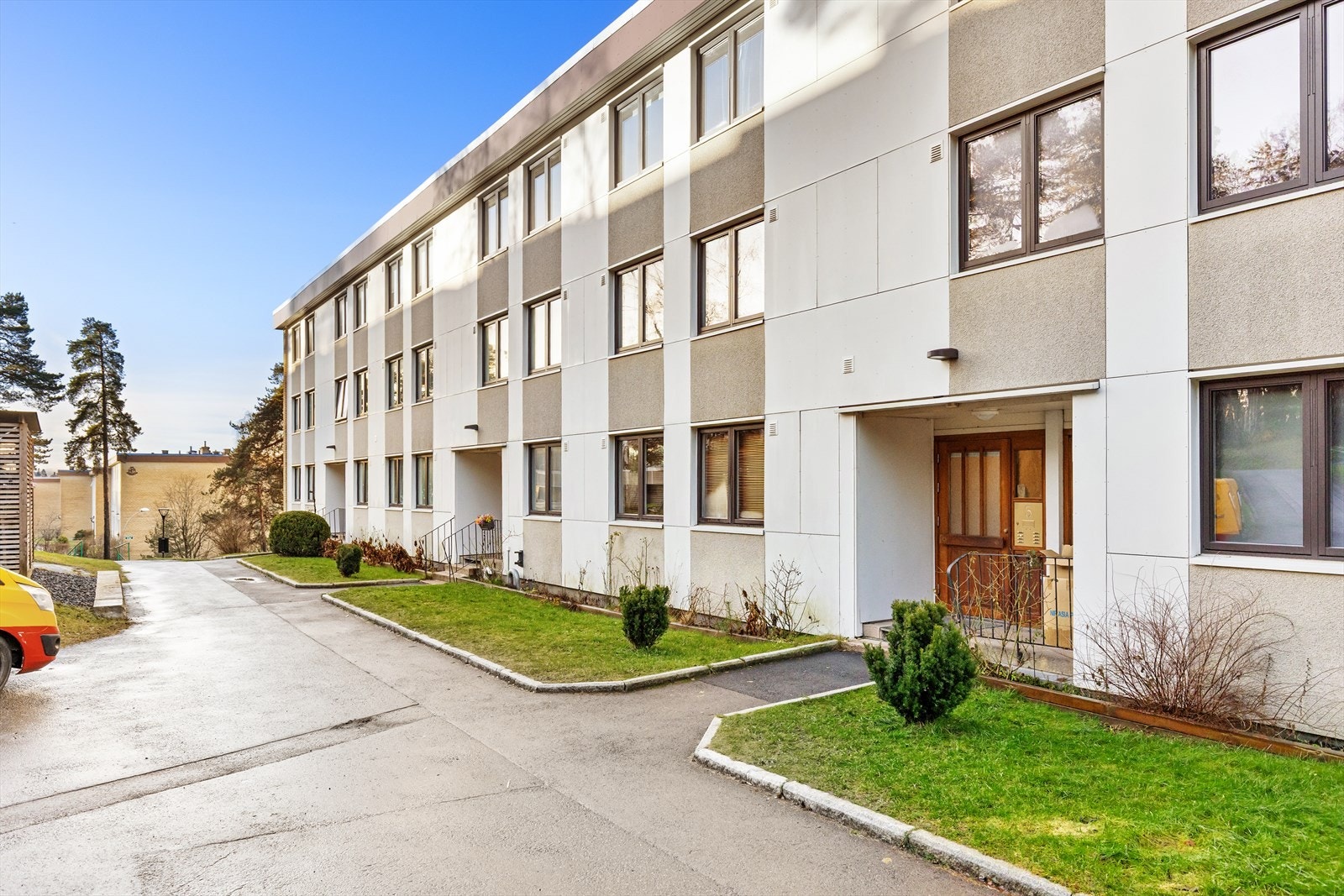 Borettslaget har en fin fasade Galleribilde