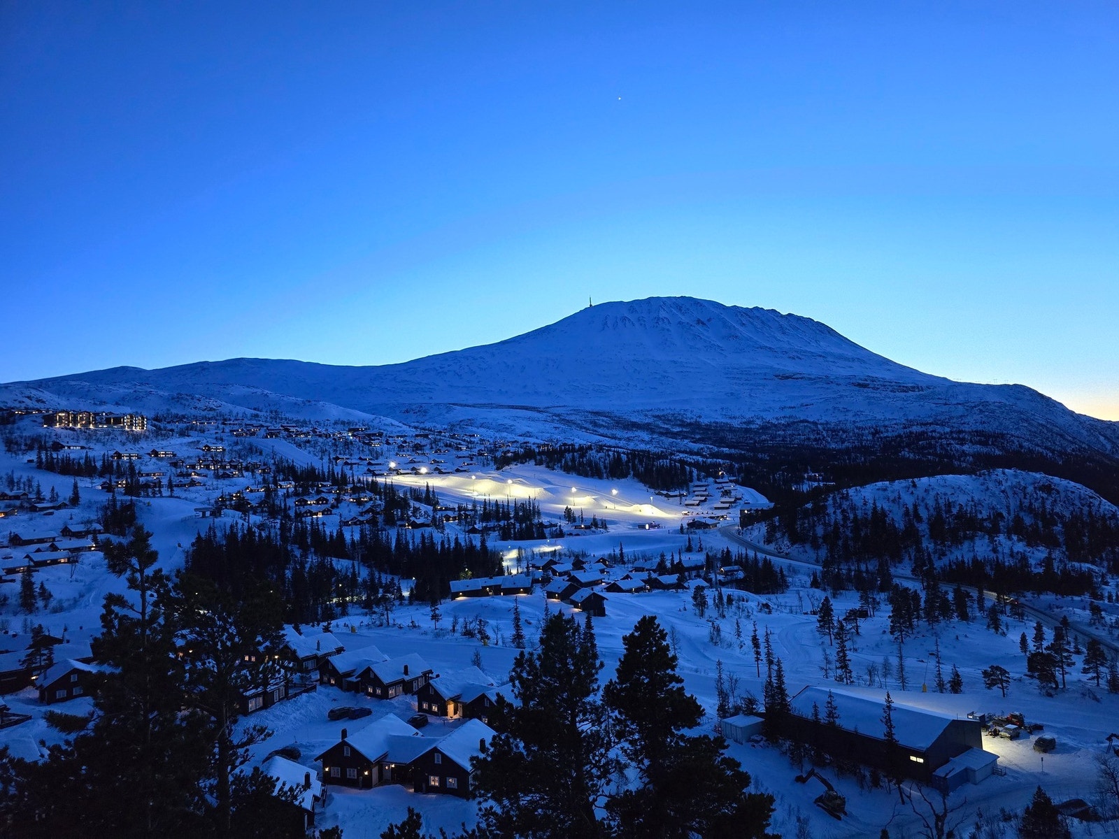 Utsikt fra tomten Kollen 114 Galleribilde