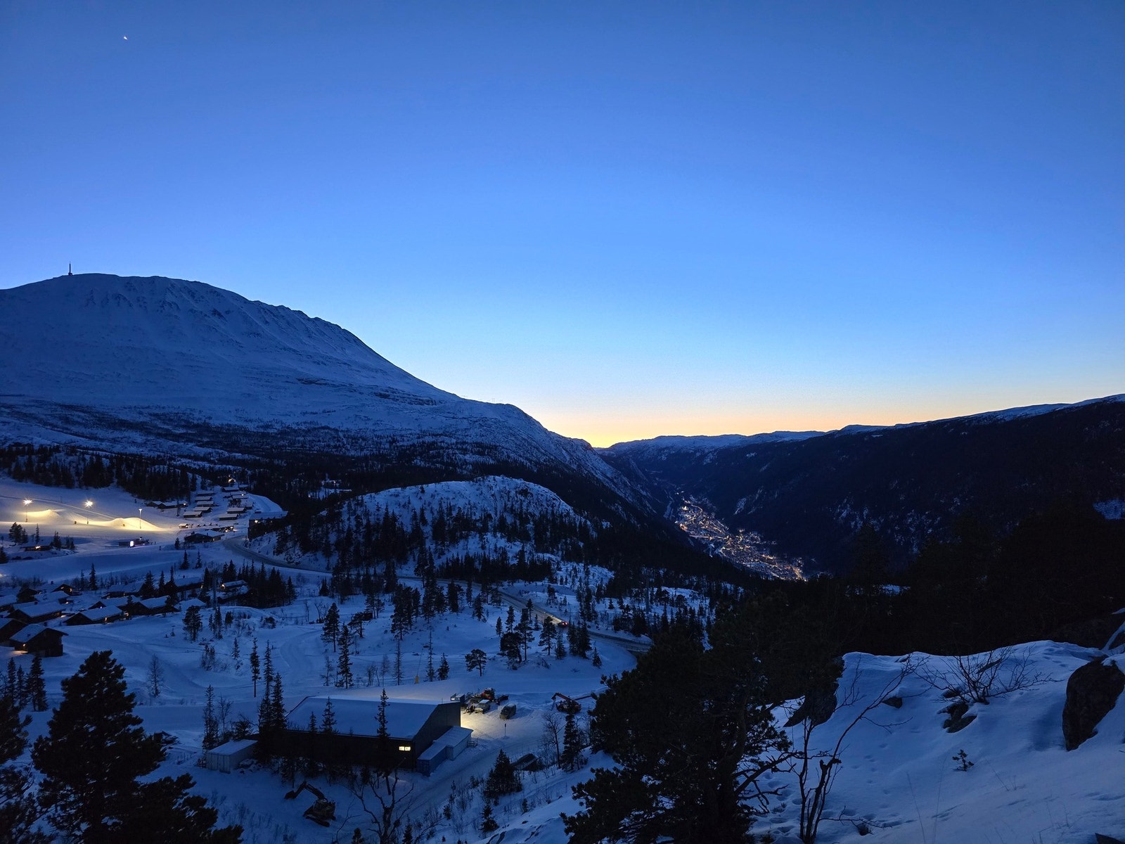 Utsikt fra tomten Kollen 114 Galleribilde