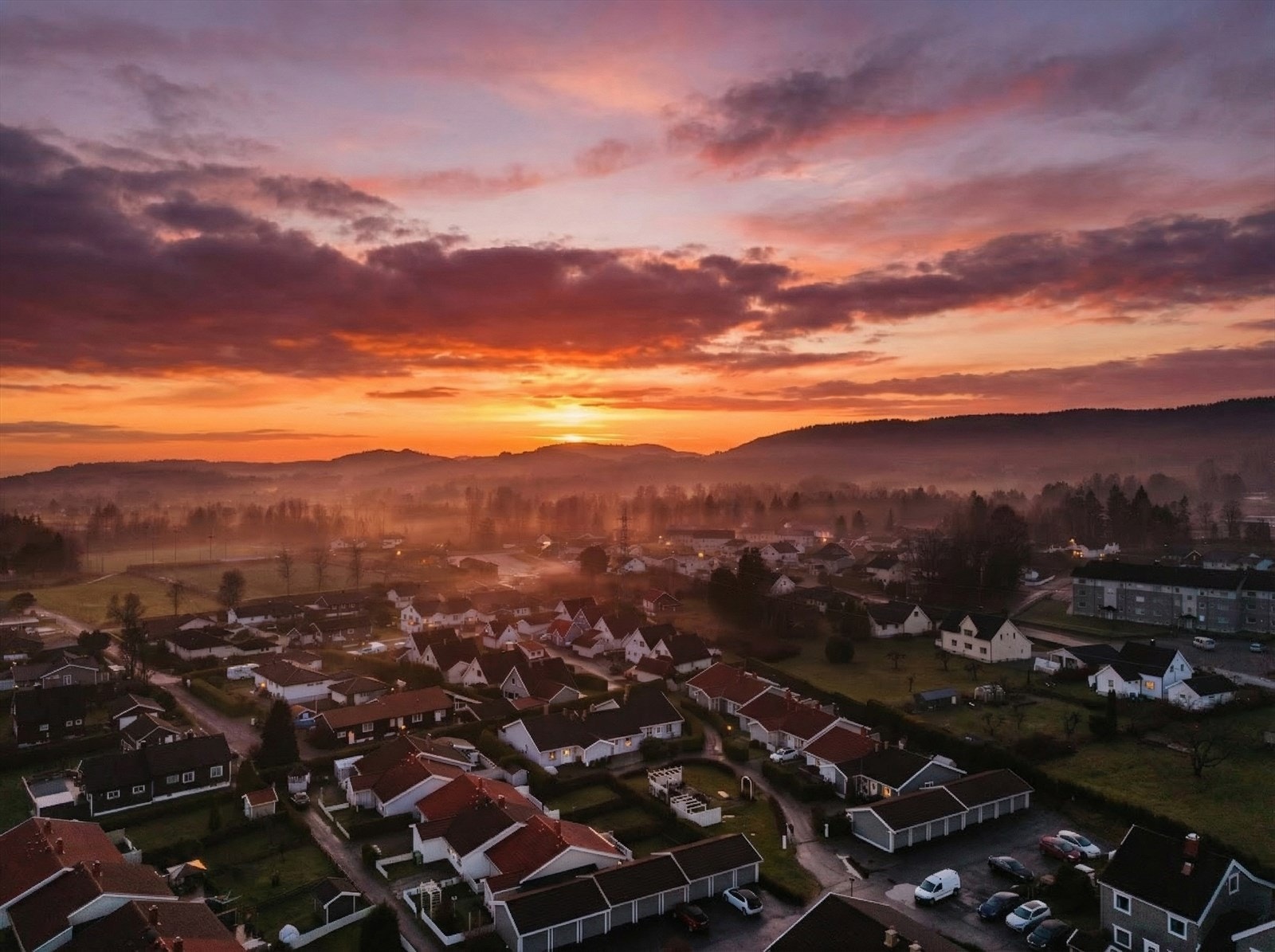 Det er gangavstand til viktige fasiliteter, bla. dagligvareforretning, bensinstasjon, treningssenter, barnehager og skoler. Galleribilde
