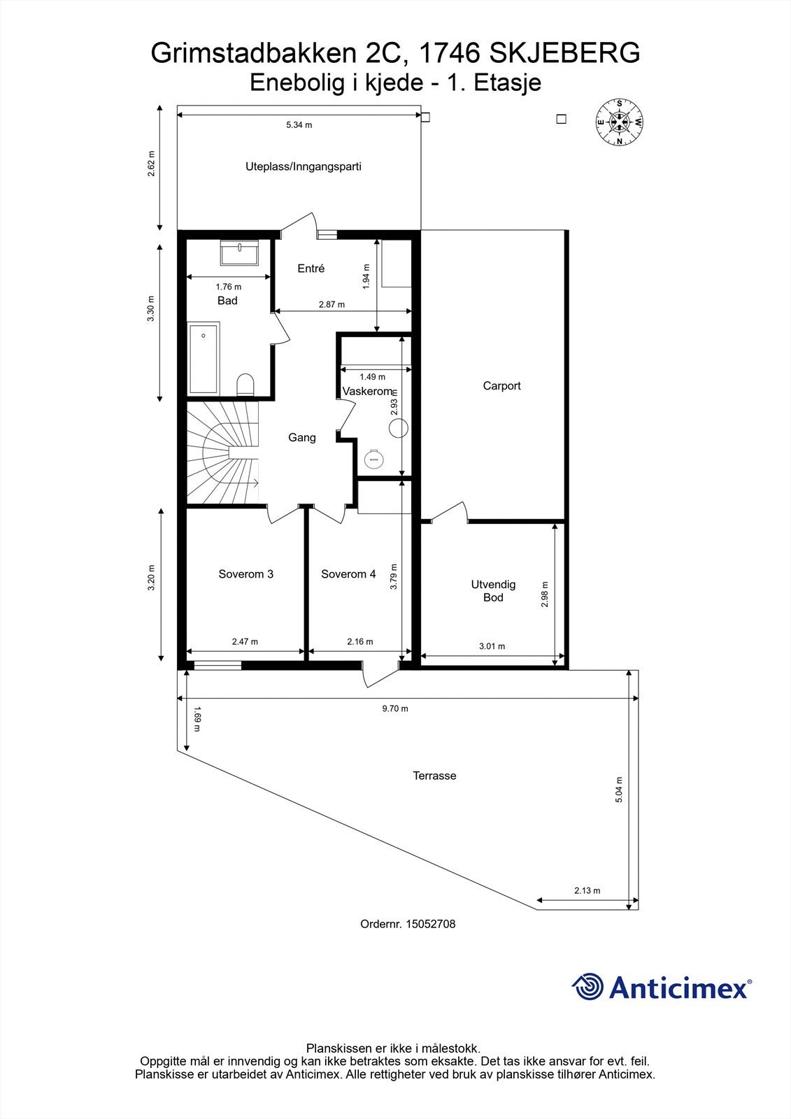 Veiledende skisse av første etasje. Galleribilde
