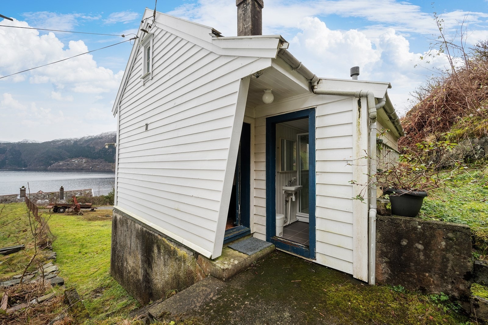 WC-rommet har utvendig tilkomst. Galleribilde