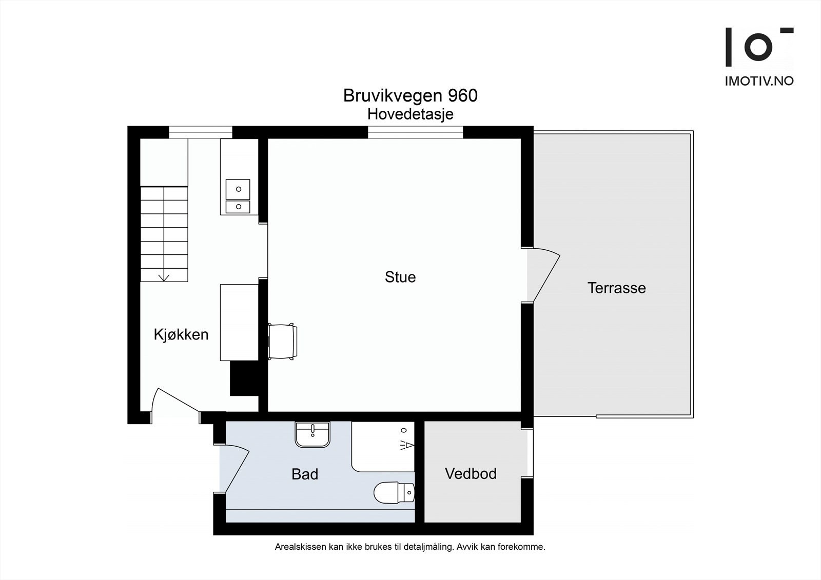 Plantegning hovedetasje. Galleribilde