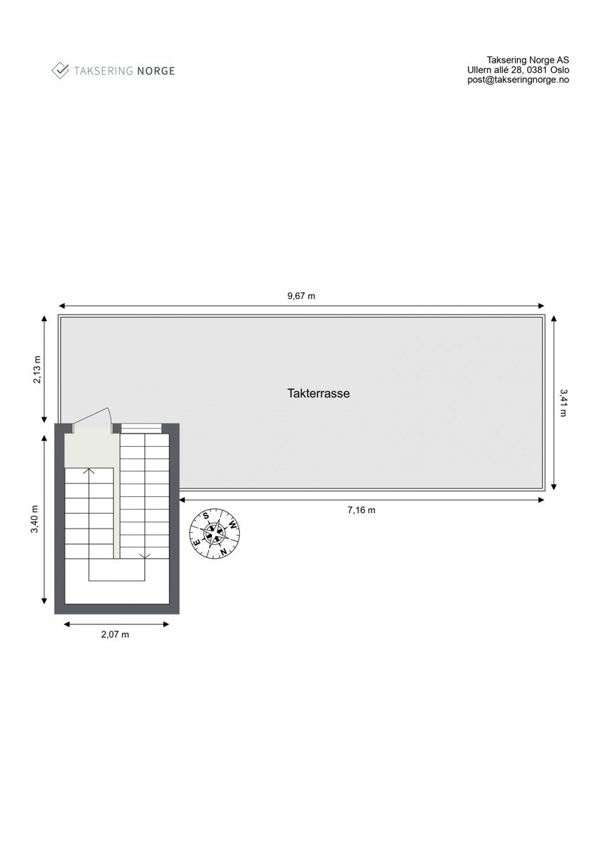 Plantegning 8. etasje. Galleribilde