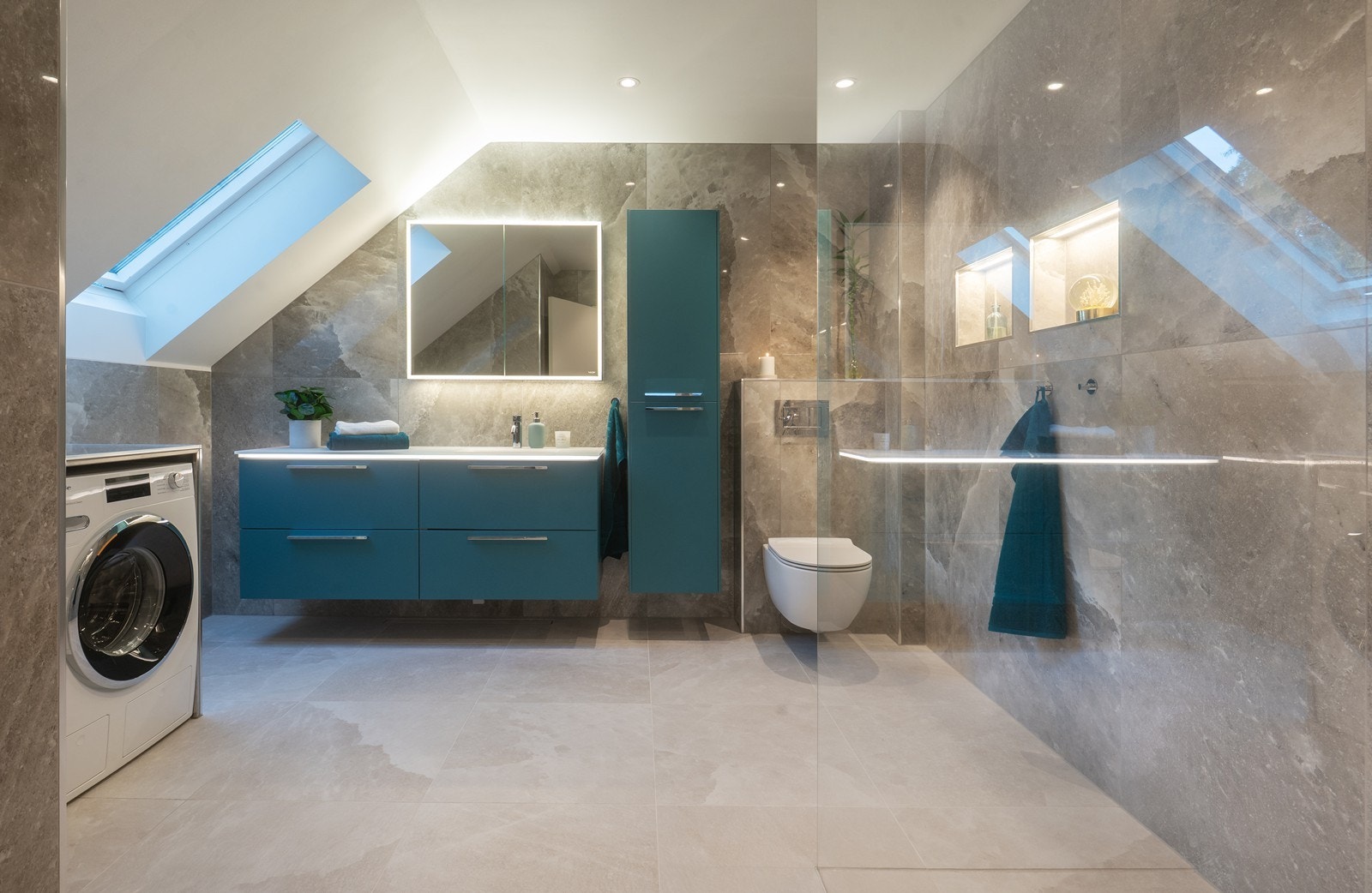 Gjennomført materialvalg som gir et eksklusivt og tidløst uttrykk Galleribilde