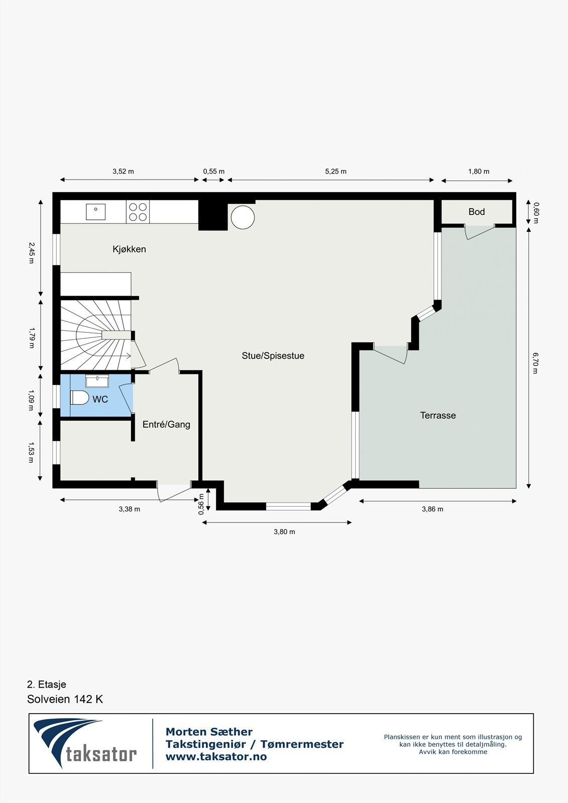 Plantegning - 2. etasje Galleribilde
