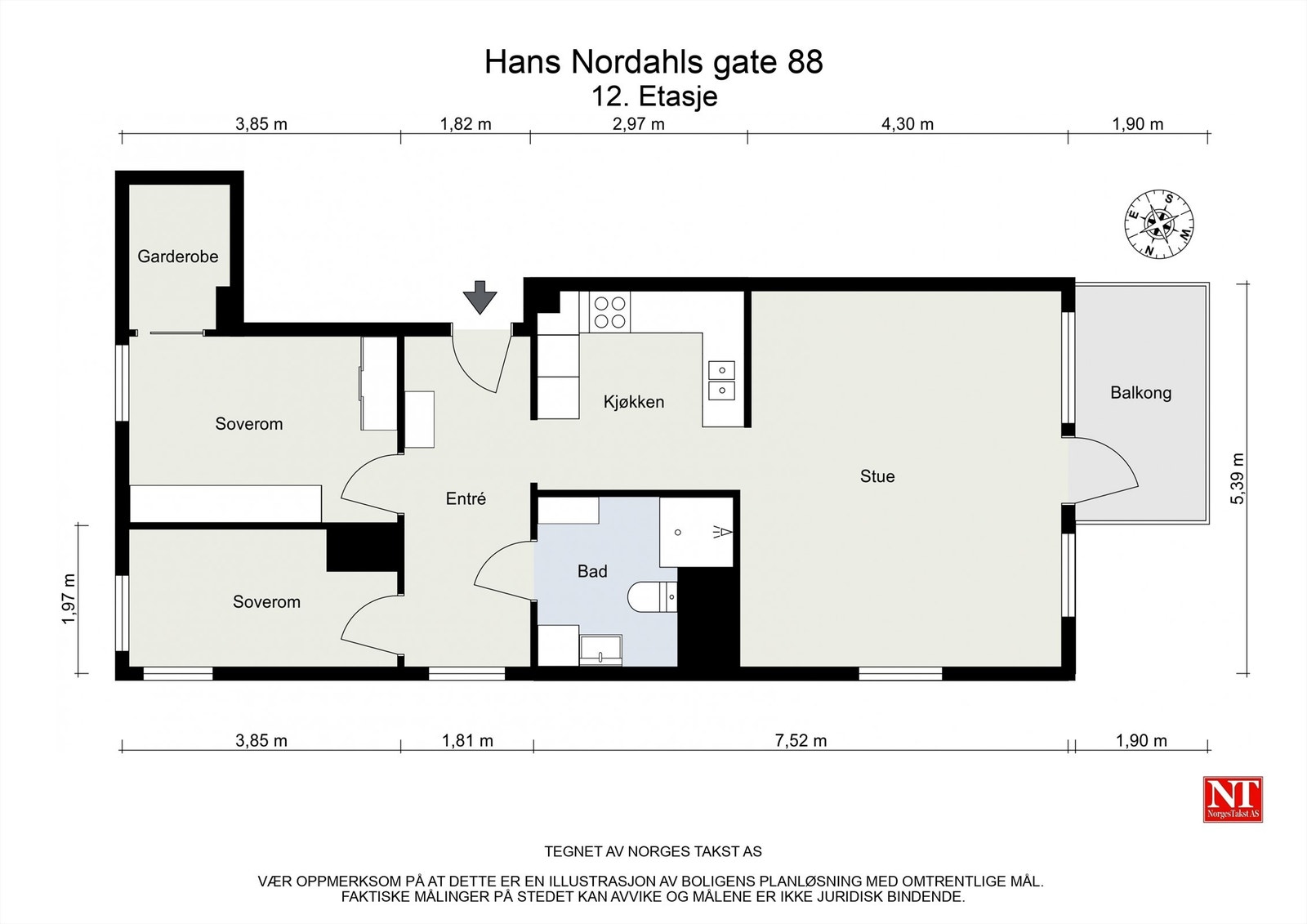 Planløsning. Galleribilde