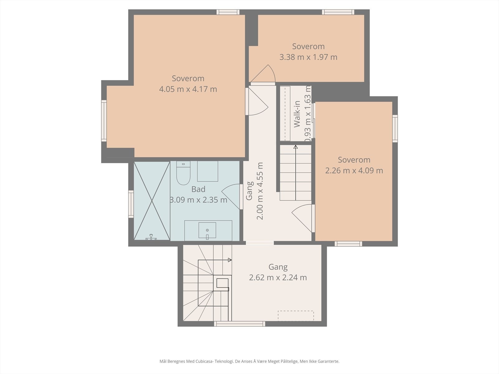 Planskisse 2. etasje. Galleribilde