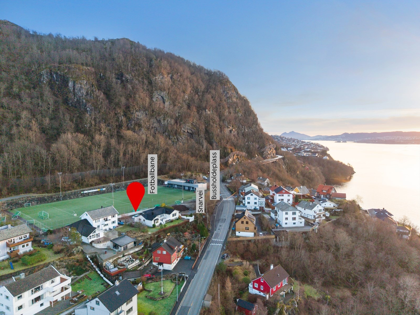 Oversikt over Salhus Galleribilde