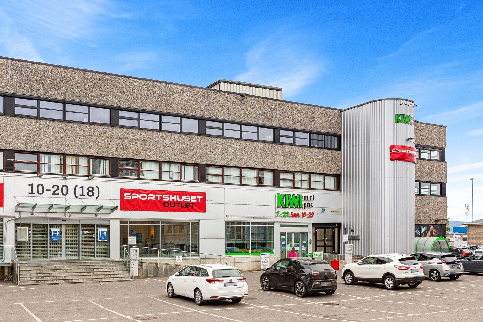 Her bor du med kort vei til blant annet dagligvarebutikk Galleribilde