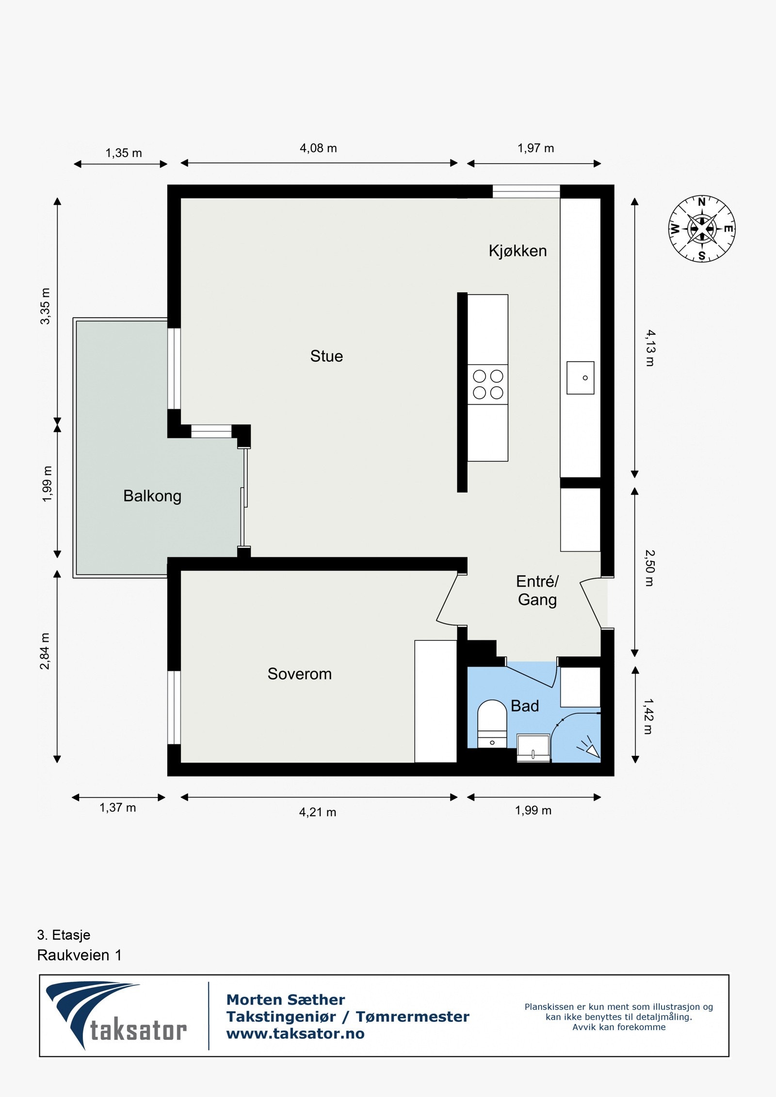 Plantegning - 3.etasje Galleribilde