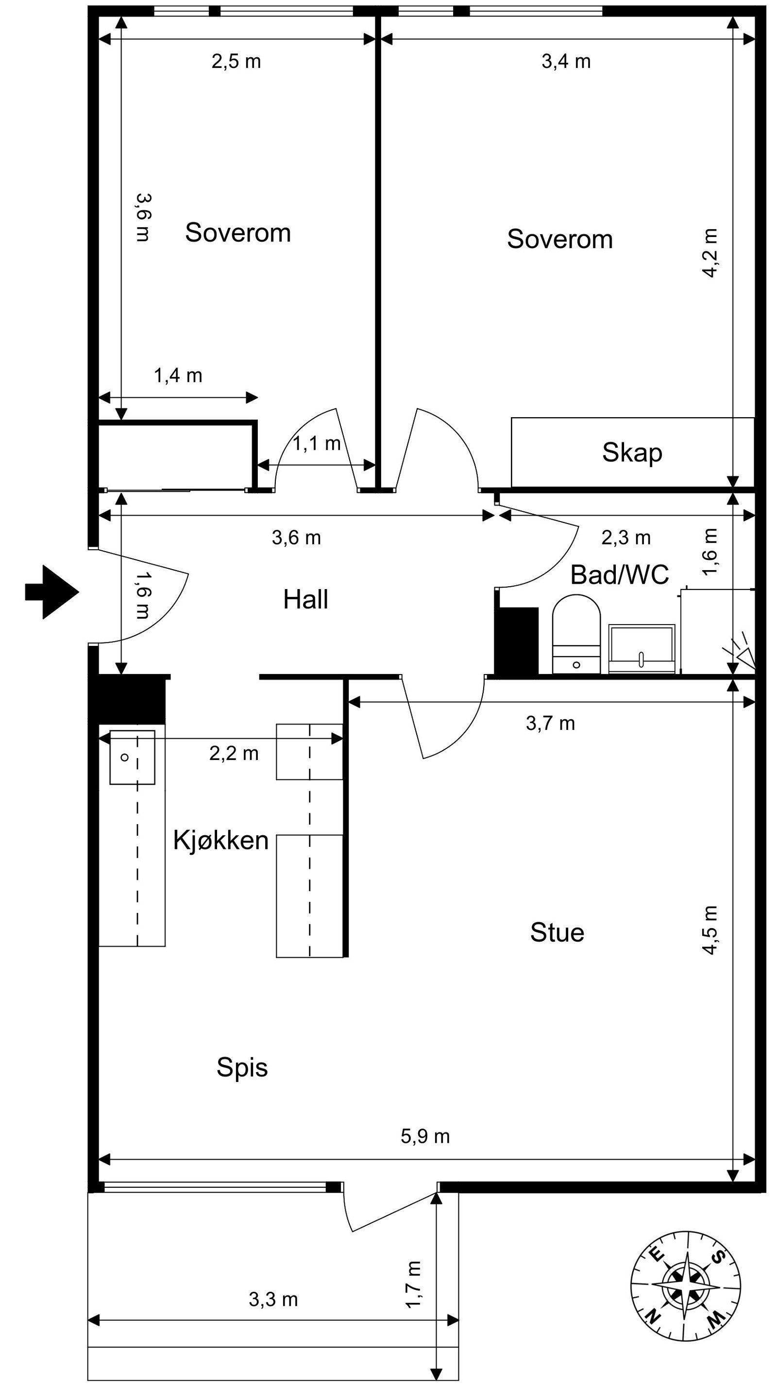 Plantegning. Galleribilde