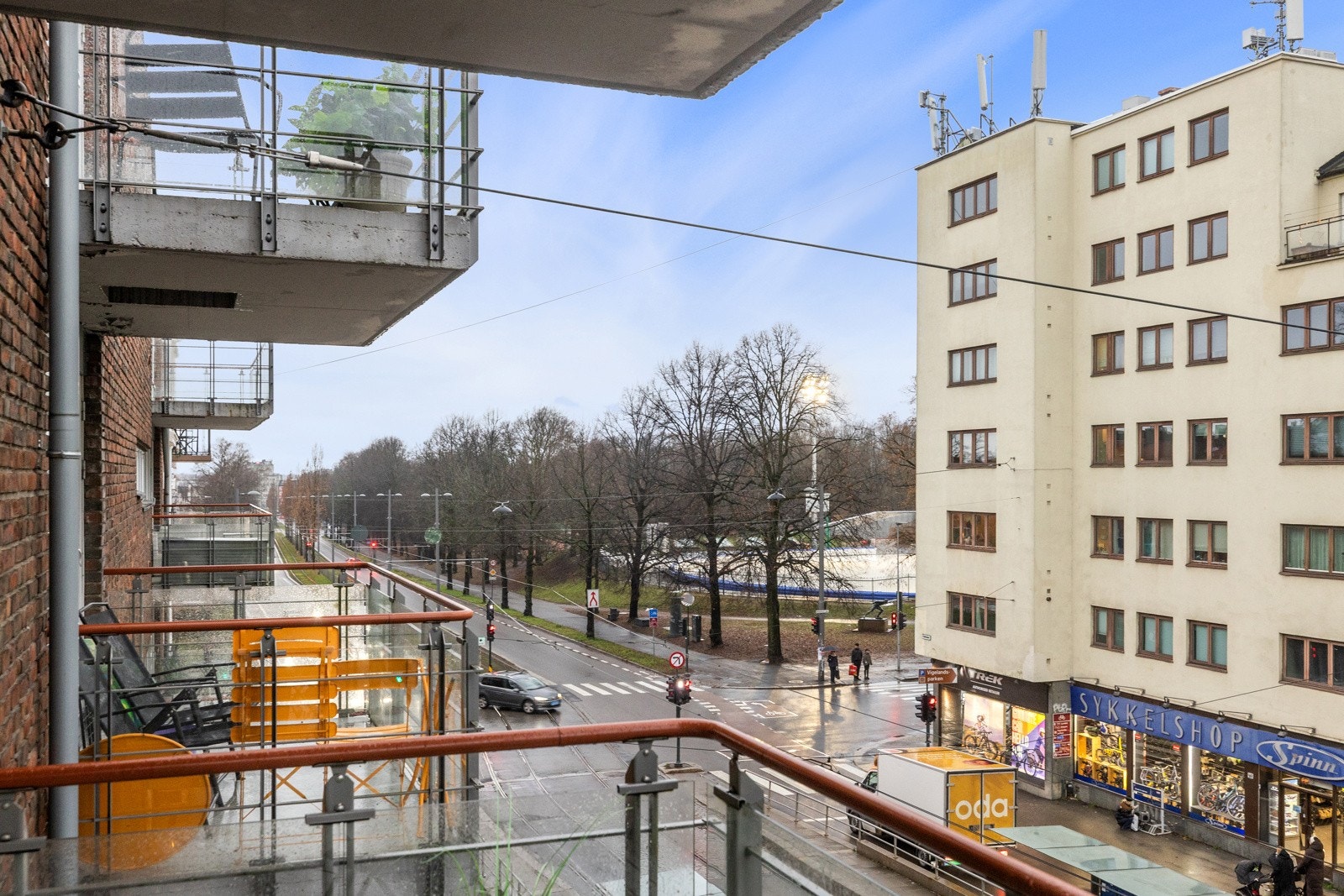 Utsikt mot frognerparken. Galleribilde