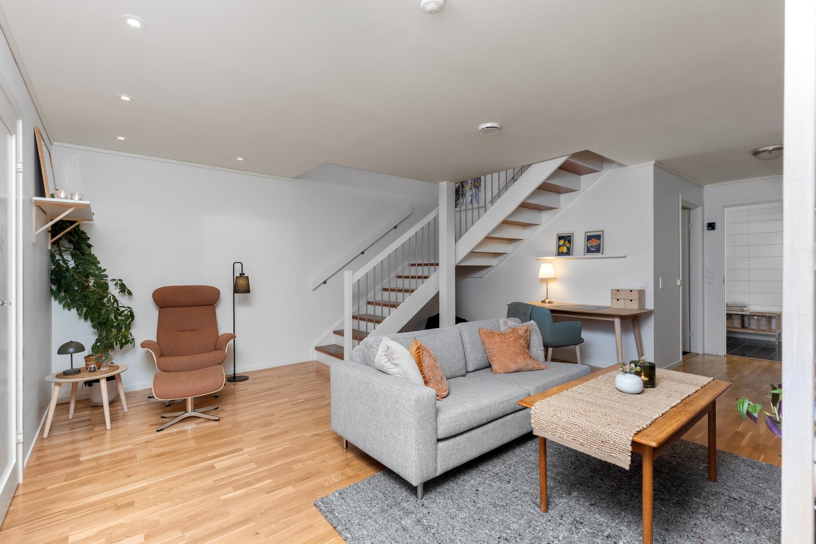 Som varmekilde er det gulvvarme. Galleribilde